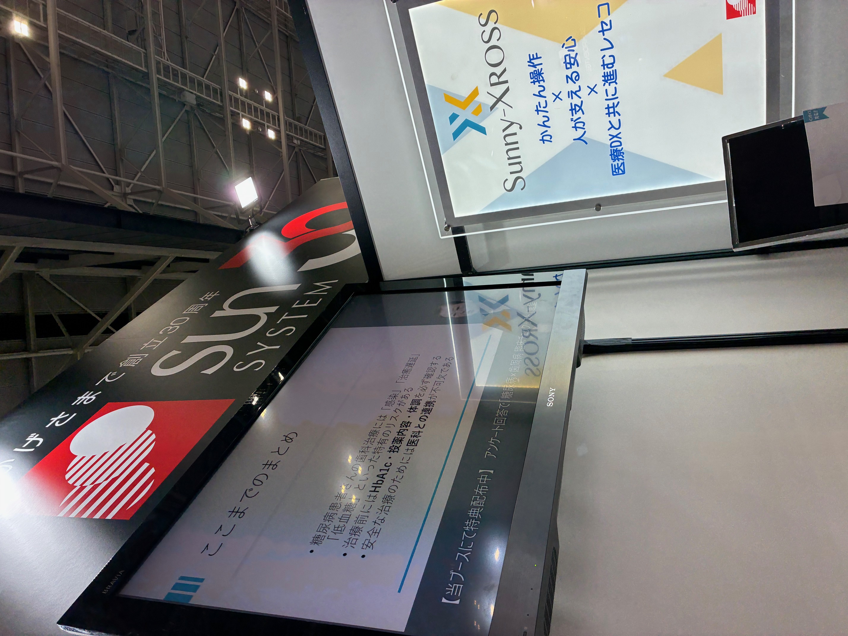 Sunny-XROSS展示の様子