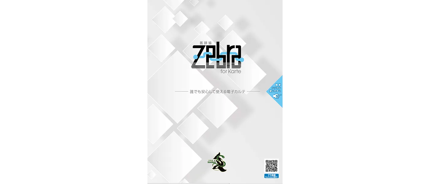 オンプレミス版 電子カルテ 医師協  Zebra for  -Karte